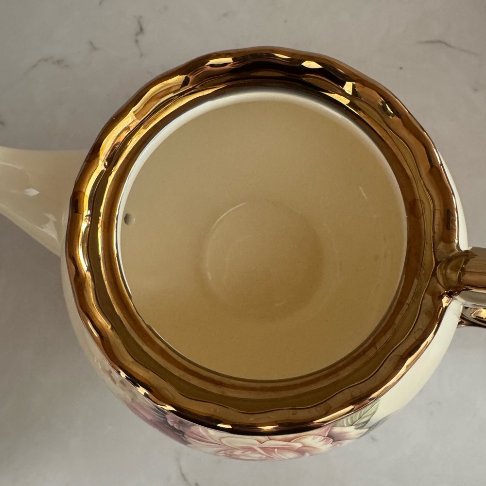 Fanquare Porcelain Tea Sets Creamer,Tea Pot Set of 2 - Picture 6 of 13